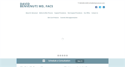 Desktop Screenshot of drbenvenuti.com